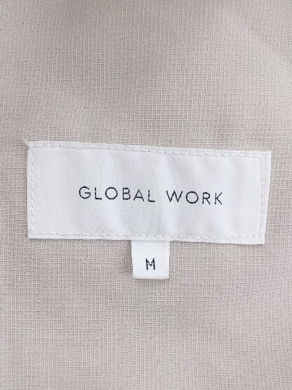◇ GLOBAL WORK グローバルワーク 長袖 ジャケット サイズM ベージュ レディース P_画像4