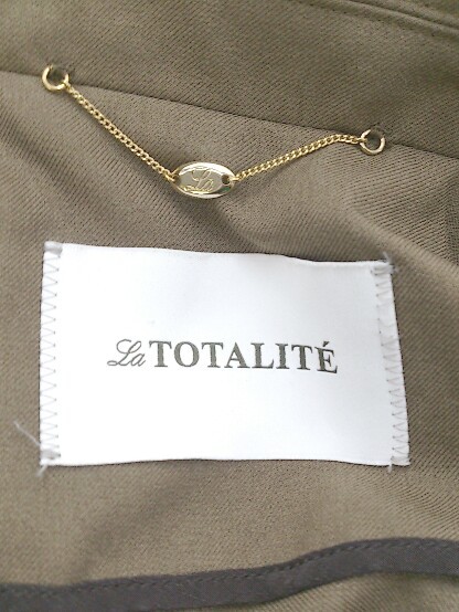* * La TOTALITE La Totalite длинный рукав пальто Brown женский P
