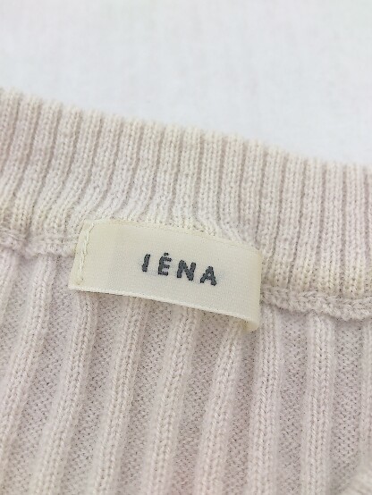 ◇ IENA イエナ ウールニット 長袖 カットソー ベージュ系 レディース P_画像4