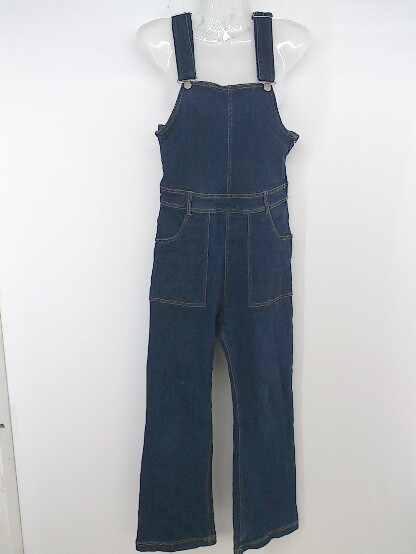 * who\'s who Chicof-zf-chiko Denim overall size M navy lady's P