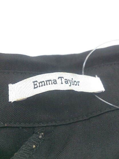 ◇ Emma Taylor エマテイラー 長袖 オールインワン ジャンプスーツ サイズ38 ブラック レディース P_画像4