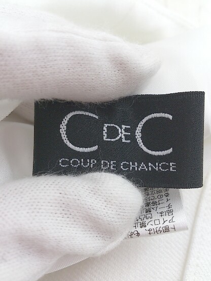 ◇ ◎ COUP DE CHANCE クード シャンス ワイド パンツ サイズ36 ホワイト レディース P_画像4