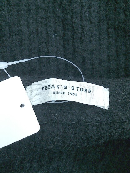◇ FREAK'S STORE フリークスストア Vネック 長袖 ニット セーター サイズ F ブラック レディース E_画像4