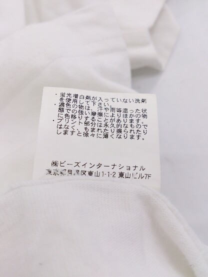 ◇ MILKFED. ミルクフェド プリント 半袖 Tシャツ カットソー サイズ ONE ホワイト レディース E_画像7