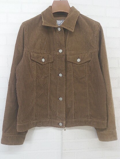 * JUNKO SHIMADA Junko Shimada corduroy long sleeve jacket blouson size 9 brown group lady's P