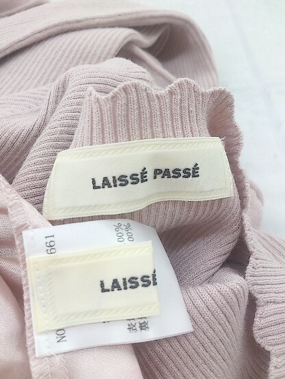 ◇ ◎ LAISSE PASSE レッセパッセ ウエストベルト付き ワンピース スカート アンサンブル サイズ38 ピンク系 レディース P_画像5