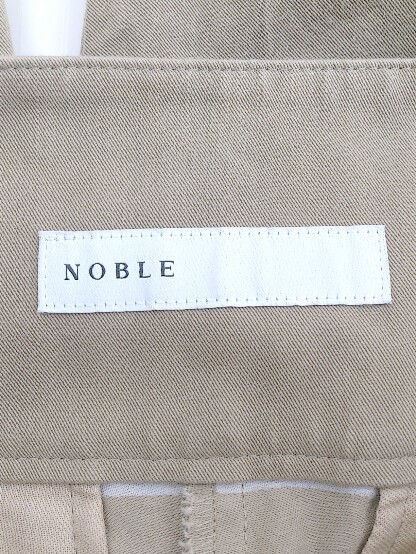 * NOBLE noble stretch 7 minute height Sabrina pants size 34 beige group lady's P