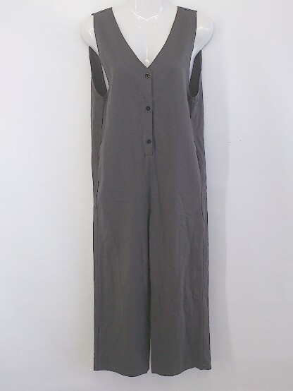 * emi+emi plus V neck overall size S dark beige lady's P