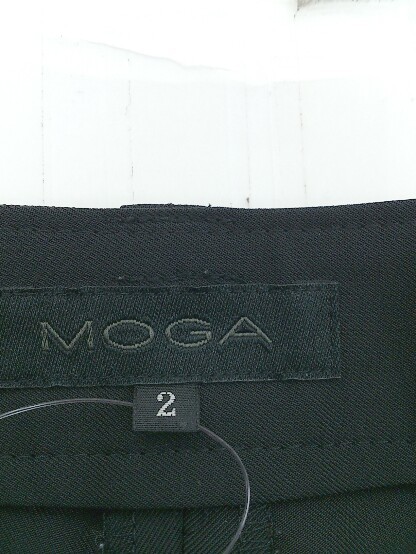 ◇ MOGA モガ スラックス パンツ サイズ2 ブラック レディース P_画像4