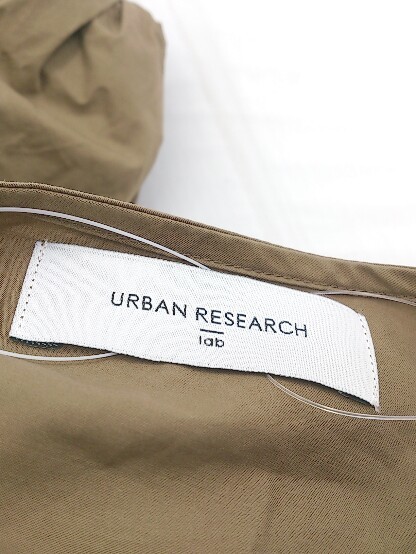 ◇ URBAN RESEARCH アーバンリサーチ 長袖 ロング ワンピース サイズF ブラウン系 レディース P_画像4