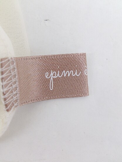 ◇ EPIMI E'PIMMY エピミエピミー チュール 刺繍 半袖 ブラウス カットソー サイズM ホワイト レディース P_画像4