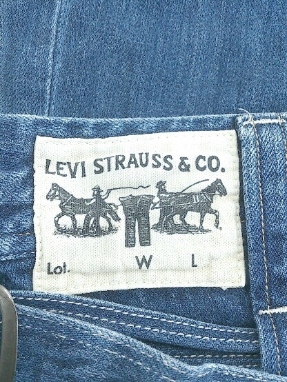 ◇ Levi's リーバイス フレア ジーンズ デニム パンツ サイズ28インチ インディゴ レディース P_画像4