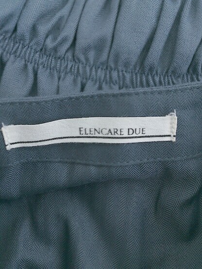 ◇ ELENCARE DUE エレンカーレデュエ 長袖 膝下丈 ワンピース サイズF グレー系 レディース Pの画像4