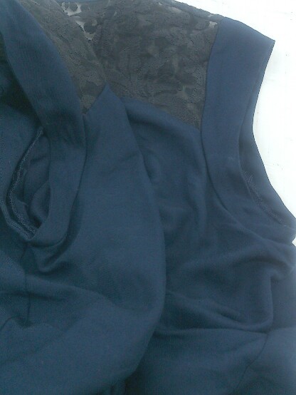 * Another Edition Another Addition вышивка безрукавка Mini One-piece темно-синий черный женский P