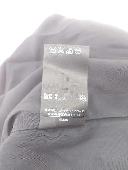 ◇ UNITED ARROWS ユナイテッドアローズ センタープレス テーパード パンツ サイズ34 ブラック レディース P_画像5