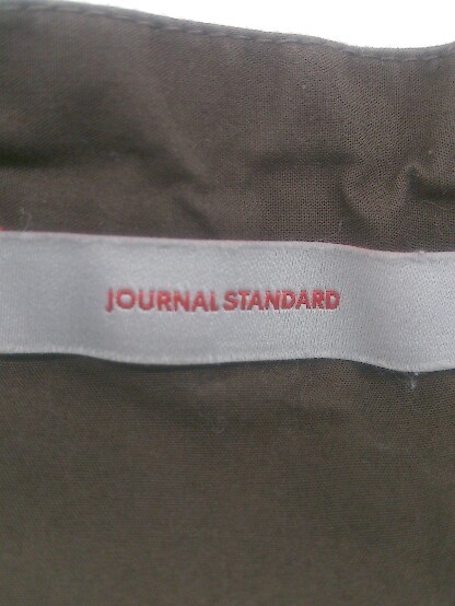 ◇ ◎ JOURNAL STANDARD ジャーナルスタンダード フレンチスリーブ 膝下丈 ワンピース ブラウン系 レディース P_画像4