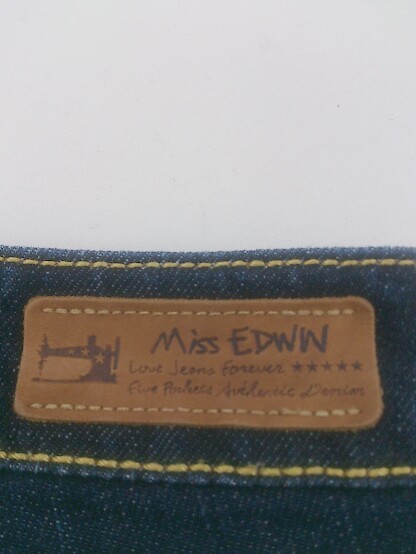 ◇ EDWIN エドウィン ローライズ デニム ジーンズ パンツ サイズ29×32 ネイビー レディース P_画像4