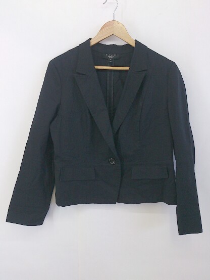 * TALBOTS Talbots 1B одиночный длинный рукав tailored jacket размер 12P черный женский P