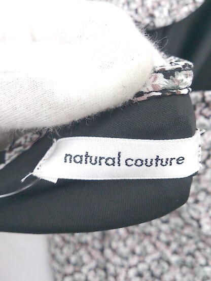 * natural couture натуральный kchu-ruNICE CLAUP длинный рукав длинный One-piece размер F оттенок черного мульти- женский P