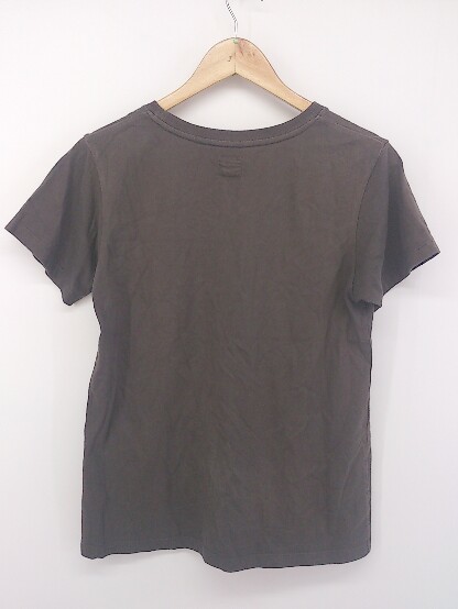 ◇ Lee リー 胸ポケット 半袖 Tシャツ カットソー サイズS ブラウン系 レディース P_画像3
