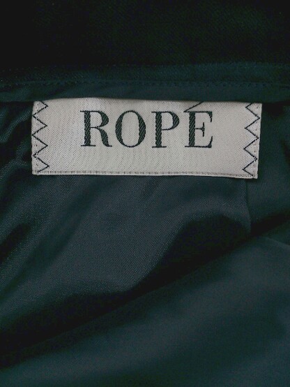 ◇ ROPE' ロペ 七分丈 サブリナ ガウチョパンツ サイズ 36 ネイビー レディース P_画像4