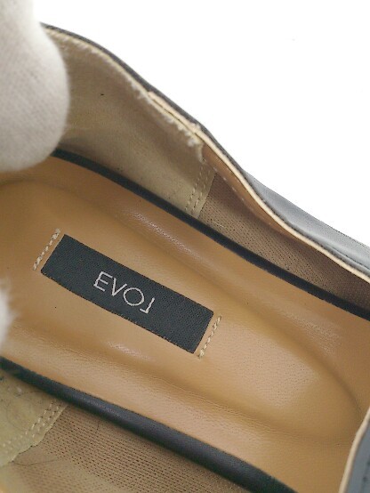 ◇ EVOL ...  квадрат  ...  золотой  сюжет    плоский   обувь    размер  24.0  черный   женский  E