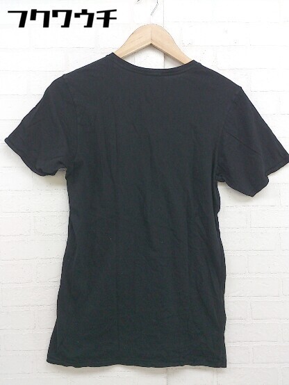 ◇ DENHAM デンハム プリント 半袖 Tシャツ カットソー サイズXS ブラック メンズ_画像3