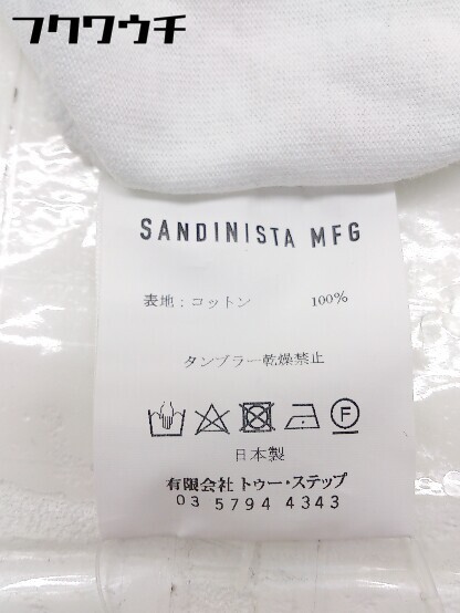 ◇ SANDINIST MFG 半袖 Tシャツ カットソー サイズM ホワイト メンズ_画像6