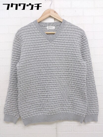 * Calvin Klein Calvin Klein long sleeve knitted sweater size L gray men's 