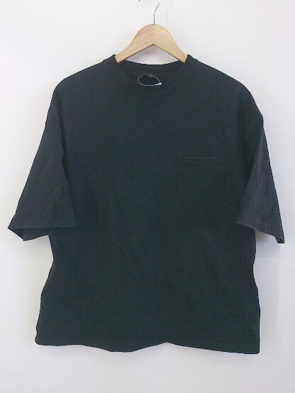 ◇ FREAK'S STORE フリークスストア ビックシルエット 半袖 Tシャツ カットソー サイズL ブラック メンズ P_画像1