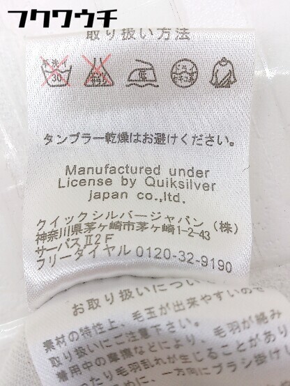 ◇ Quiksilver クイックシルバー チェック パンツ サイズ32 ベージュ ブラウン メンズ_画像6