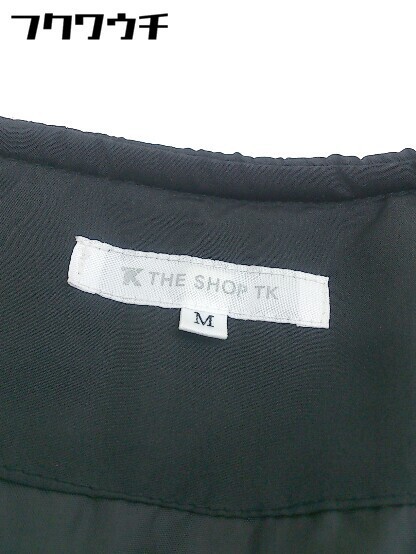 ◇ THE SHOP TK ザ ショップ ティーケー 長袖 キルティングジャケット サイズM ブラック レディース_画像4