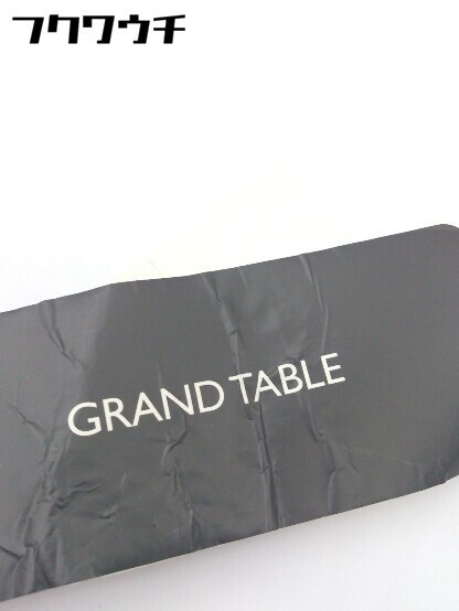 ◇ ●未使用● ◎ GRAND TABLE タグ付き 定価1.3万 ミニ ペプラム スカート サイズM チャコールグレー系 レディース_画像7