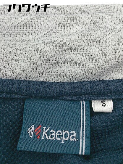 * Kaepa Kei pa Logo вышивка Zip выше талия резина выставить размер S темно-синий серый женский 