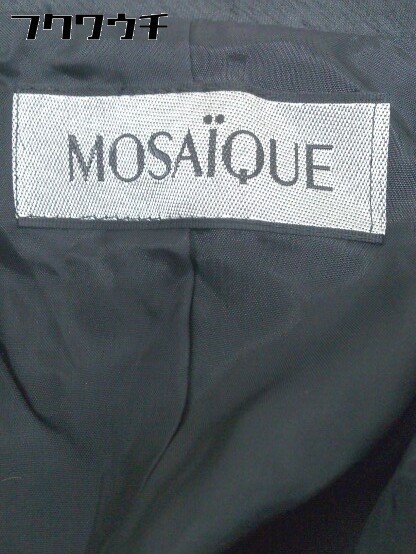 ◇ MOSAIQUE モザイク ワンピース ジャケット アンサンブル セットアップ サイズ9 ブラック_画像4
