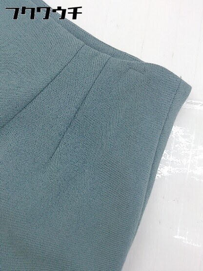 ◇ IENA イエナ サイドジップ ミニ 台形 スカート サイズ40 グリーン系 レディース_画像5