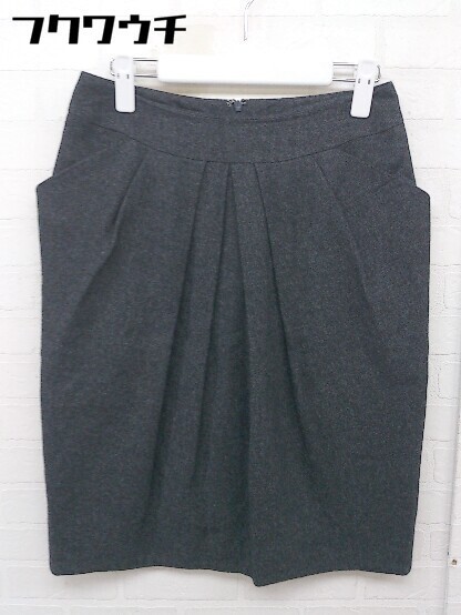 * DKNY Donna Karan New York knees height tight skirt size 4 gray lady's 