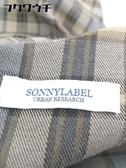 * Sonny Label Sunny lable URBAN RESEARCH check overall size F gray beige lady's 