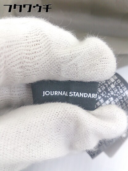 ◇ JOURNAL STANDARD ジャーナルスタンダード チェック ロング ラップ 巻き スカート サイズ40 ベージュ系 レディース_画像4