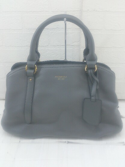 ◇ ◎ FIORELLI フィオレッリ フェイクレザー ハンドバッグ チャコールグレー レディース P_画像1