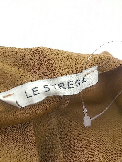 ◇ LE STREGHE レストレーゲ サロペット キャメル系 レディース P_画像4