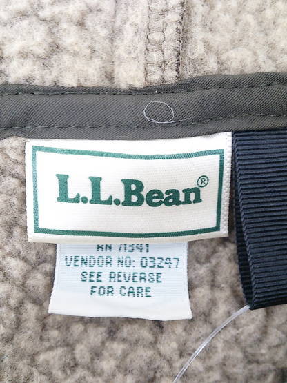 ◇ L L Bean エルエルビーン ジップアップ 長袖 フリース パーカー サイズ S ブラウン ベージュ レディース P_画像4