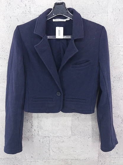 * SEE BY CHLOE See by Chloe long sleeve Short jacket size I38 USA2 F34 navy lady's P