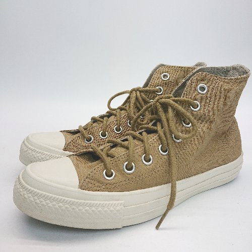 ◇ CONVERSE ALL STER 1SD156 Кроссовки с высоким вырезом и логотипом бренда Размер 25 Хаки Женские Мужские E