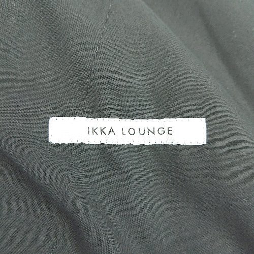 ◇ ikka lounge カジュアル テーパード ウエストゴム ジップフライ 綺麗め すっきり パンツ サイズL ブルー メンズ Eの画像6
