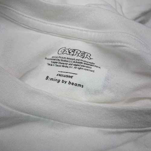 ◇ B:MING by?BEAMS GASPER コラボ イラストプリント キッズ 子供服 半袖 tシャツ 表記なし ホワイト メンズ E_画像3