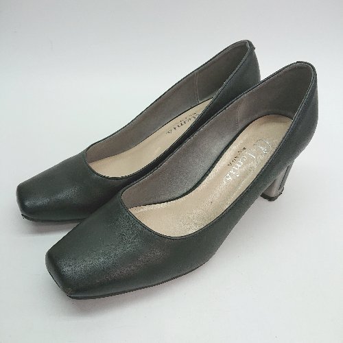 ◇ artemis by DIANA Мягкие туфли-лодочки с квадратным носком и массивным каблуком размера 25 черный женский E