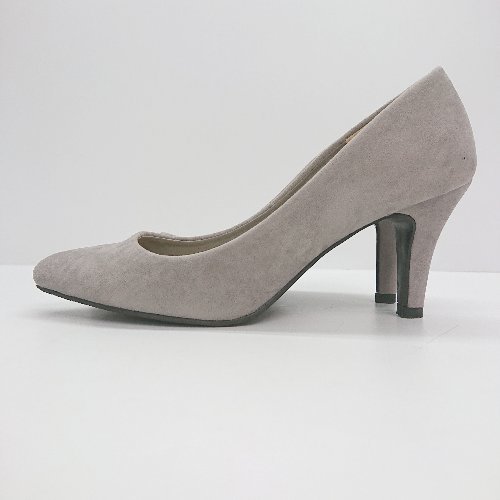 * libertydoll suede po Inte dotu office casual Basic pumps size LL gray lady's E