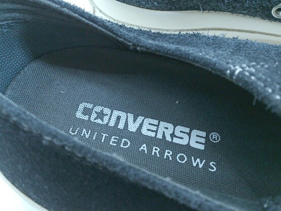 ◇ CONVERSE コンバース UNITED ARROWS スニーカー シューズ サイズ26ｃｍ ブラック メンズの画像4