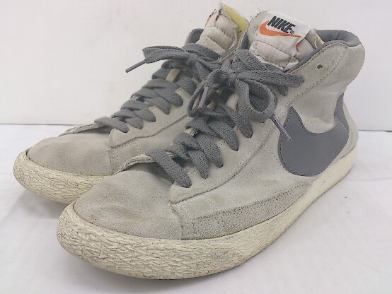 ◇ NIKE ナイキ BLAZER MID PRM VNTG 638261-001 スニーカー シューズ サイズ27.0cm グレー メンズ_画像2